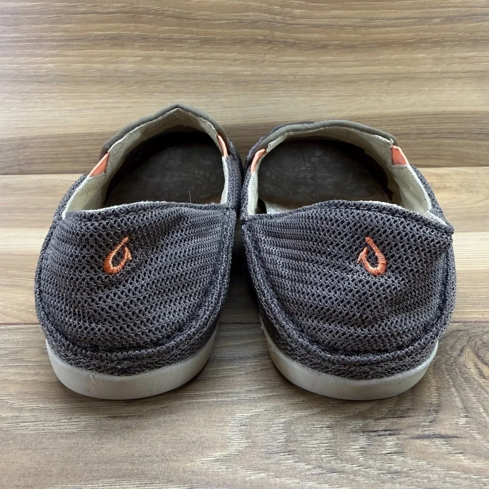 Olukai Wailua Mesh Brown Slip On Flats Womens 8 Comfort Walking Travel Everyday